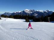 Piste facile au téléski d'entraînement Prodboden