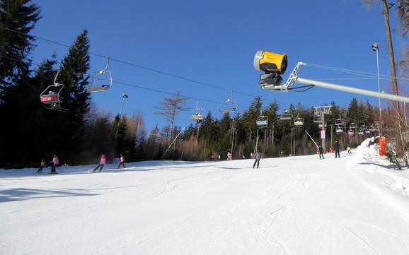 Le plus grand dénivelé à Černá hora - Pec – domaine skiable Černá hora – Janské Lázně