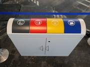 Tri des déchets dans la station de ski