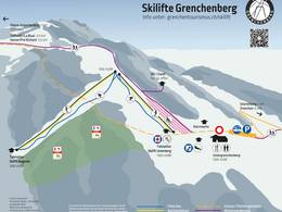 Plan des pistes Grenchenberg – Grenchen