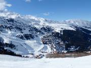 Vue sur Méribel-Mottaret