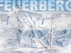 Plan des pistes Feuerberg – Langenleiten