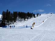 Piste de course sur la descente Västbacken