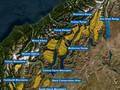 Plan des pistes Southern Lakes