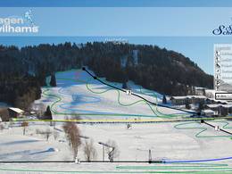 Plan des pistes Oberwilhams – Missen-Wilhams
