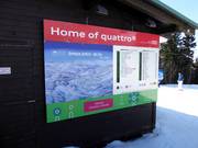 Plan des pistes avec informations d'exploitation actuelles à Horní Mísečky