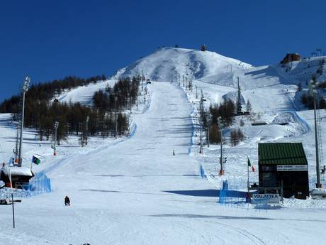 Diversité des pistes Midi – Diversité des pistes Via Lattea (Voie Lactée) – Montgenèvre/Sestrières/Sauze d’Oulx/San Sicario/Clavière