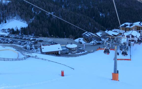 Val Sarentino (Sarntal): Accès aux domaines skiables et parkings – Accès, parking Reinswald (San Martino in Sarentino)