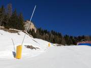 Enneigement de la descente vers la vallée jusqu'à Vigo