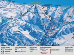 Plan des pistes Kasprowy Wierch – Zakopane