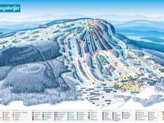 Plan des pistes Kungsberget