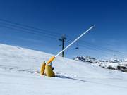 Enneigement artificiel au Dollar Mountain à Sun Valley