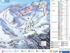 Plan des pistes Valgrande Pajares