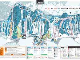Plan des pistes Blue Mountain Resort – Collingwood