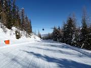 Descente facile vers la vallée