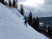 Piste très raide Spinale Direttissima