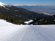 Préparation parfaite des pistes à Bansko