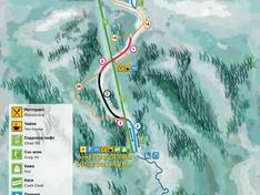 Plan des pistes Dobrinishte