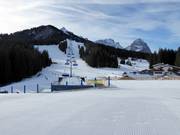 Descentes faciles au télésiège 8 places Kreuzwankl