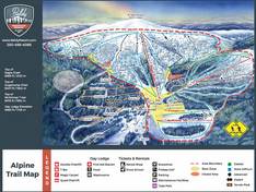 Plan des pistes Baldy Mountain Resort