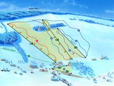 Plan des pistes České Petrovice