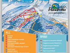 Plan des pistes Panarotta 2002 – Valsugana