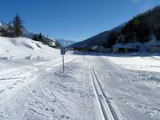 Piste de ski de fond au col du Reschen