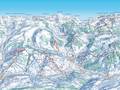 Plan des pistes Rinderberg/Saanersloch/Horneggli – Zweisimmen/Saanenmöser/Schönried/St. Stephan