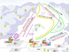 Plan des pistes Taira