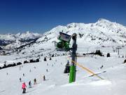 L'enneigement est garanti non seulement grâce à un excellent système d'enneigement artificiel !