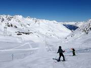 Piste facile et large Nörderjoch
