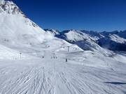 Piste facile depuis l’Ulmerhütte en direction de St. Anton