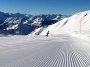 Très bonne préparation des pistes au Nebelhorn