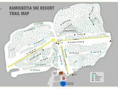 Plan des pistes Mount Jamieson – Timmins