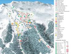 Plan des pistes Vitosha/Aleko – Sofia