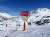 Alpes valaisannes: indications de directions sur les domaines skiables – Indications de directions Zermatt/Breuil-Cervinia/Valtournenche – Matterhorn (Le Cervin)