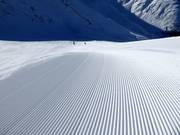 Piste fraîchement préparée