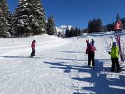Zone pour débutants sur la Gerschnialp