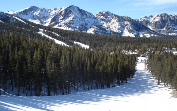 Skier près de June Lake
