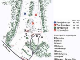 Plan des pistes Kettilsås