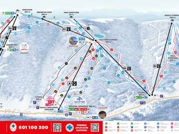 Plan des pistes Szczyrk Mountain Resort