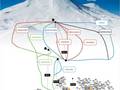 Plan des pistes Las Araucarias/Llaima – Vilcún