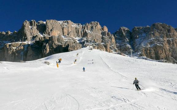 Le plus grand dénivelé dans l' Eggental – domaine skiable Carezza