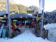 Panorama Alm sur la descente vers la vallée menant à la Giggijochbahn