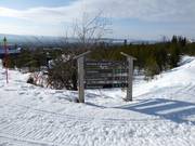 Signalisation des pistes dans le domaine skiable Idre Himmelfjäll