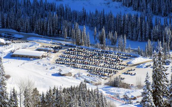 Plateau intérieur: Accès aux domaines skiables et parkings – Accès, parking Sun Peaks