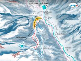Plan des pistes Gressoney-Saint-Jean – Weissmatten