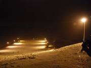 Vue sur le petit domaine skiable