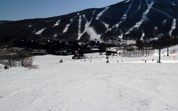 Skier près de Stowe