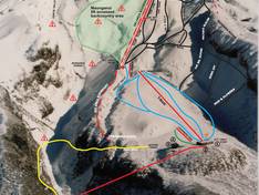 Plan des pistes Manganui – Mount Taranaki